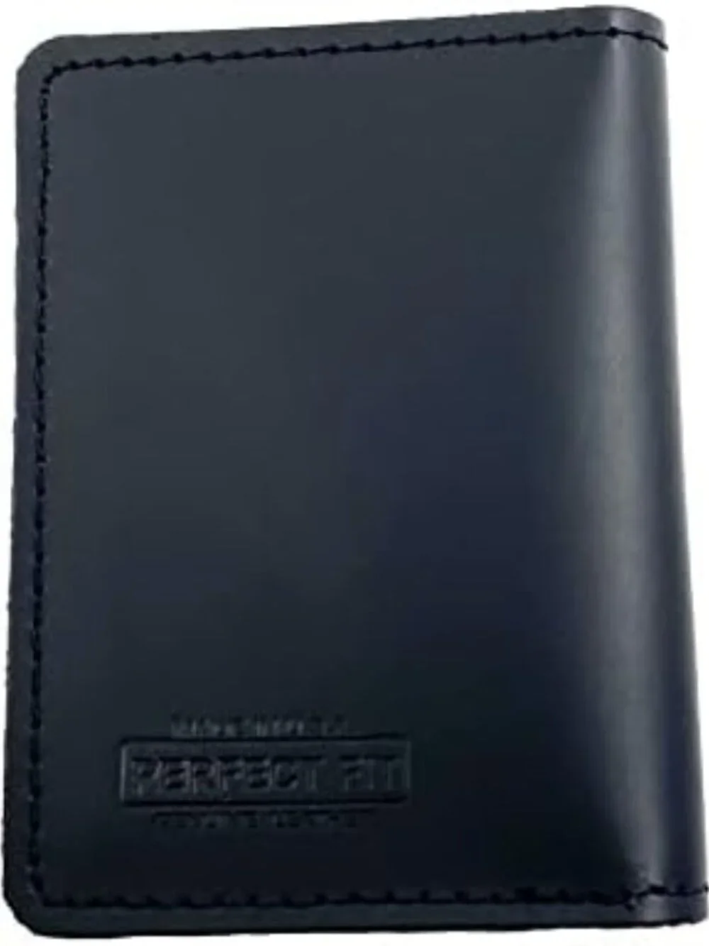 Slim Leather Bifold Wallet with 2 ID Holders, Dual Card Case, Perfect Fit